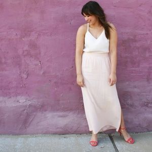 Blush Maxi Skirt
